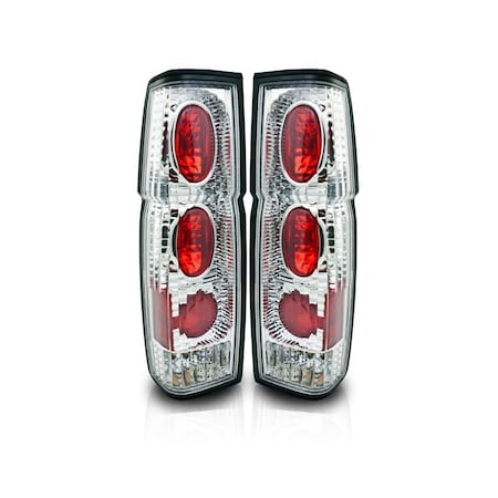 Winjet Altezza Tail Lights - Chrome / Clear CTWJ-0041-CC